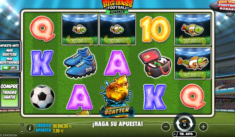 Big Bass Football Bonanza: análisis completo del slot de Pragmatic Play
