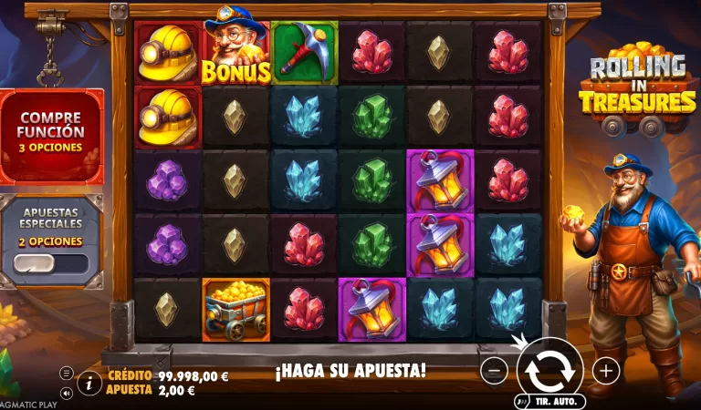 Rolling in Treasures: análisis del slot de Pragmatic Play